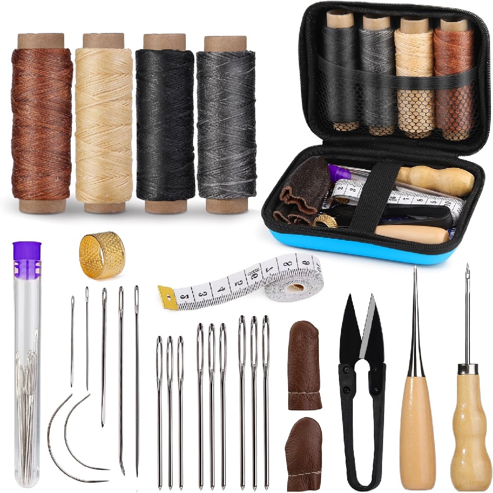 Leatherwork Needles - Buddur kit de ferramentas de costura