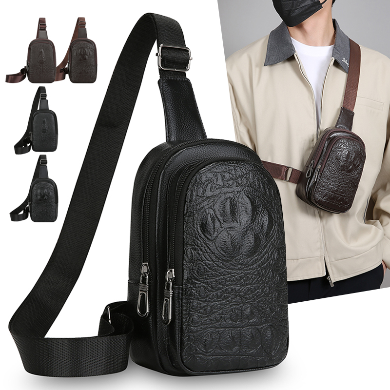 Leatherwork Essentials - Bolsa de Peito Versátil em Couro