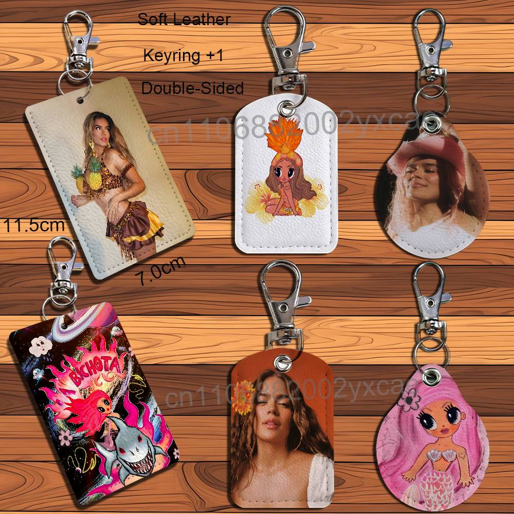 Leatherwork Drawing - Porta-chaves Art Bichota Season Karol G,