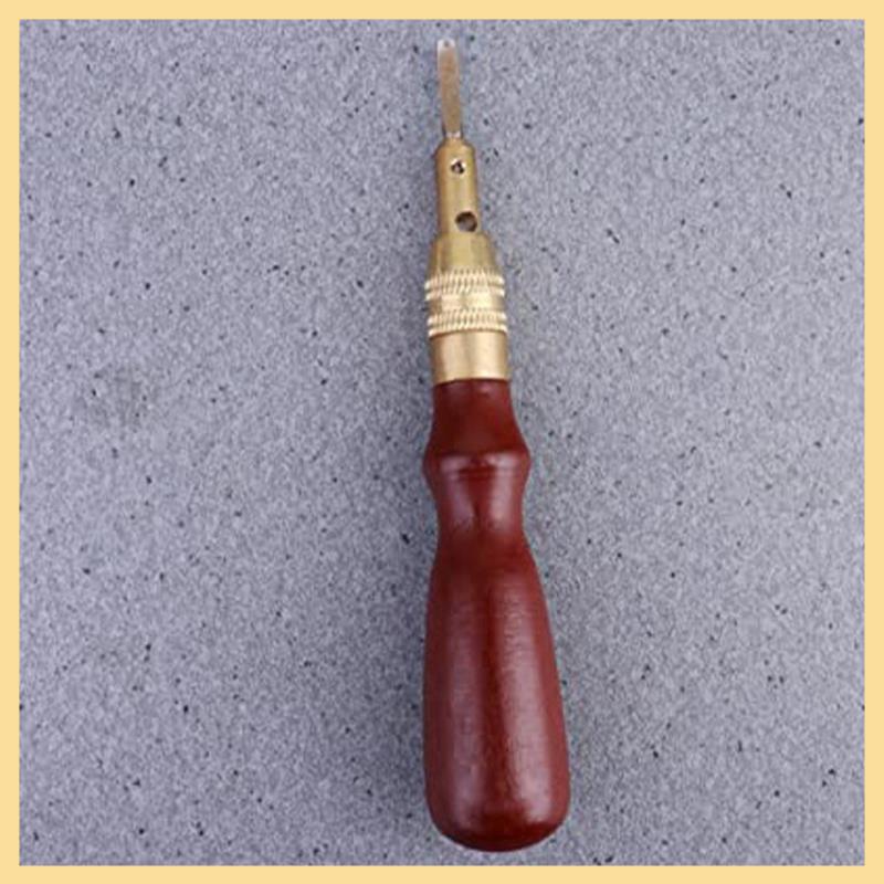 Groover Stitching Tool - 7 pçs chanfrador de couro costura