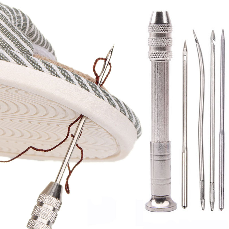 Leatherwork Needles - Conjunto de furador de costura de