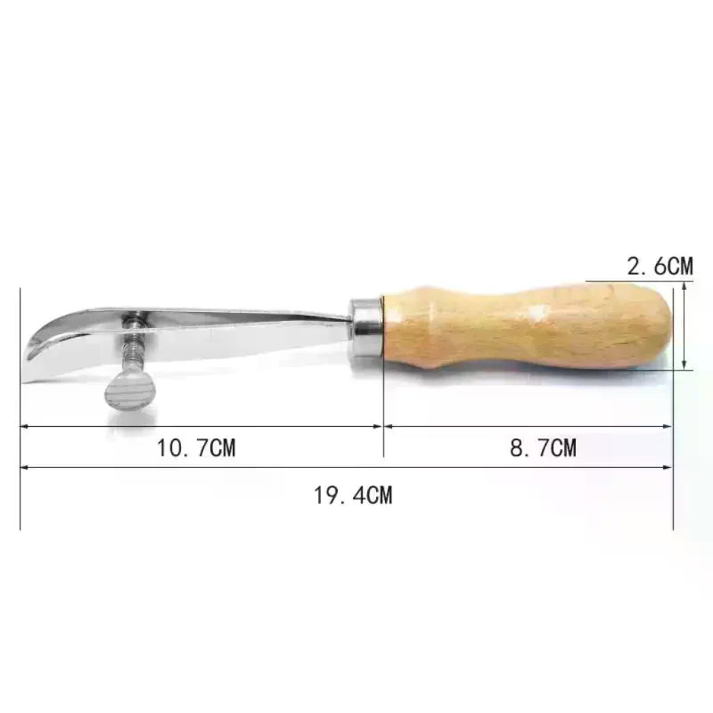 Groover Stitching Tool - Ferramenta de Artesanato em Couro Ajustável
