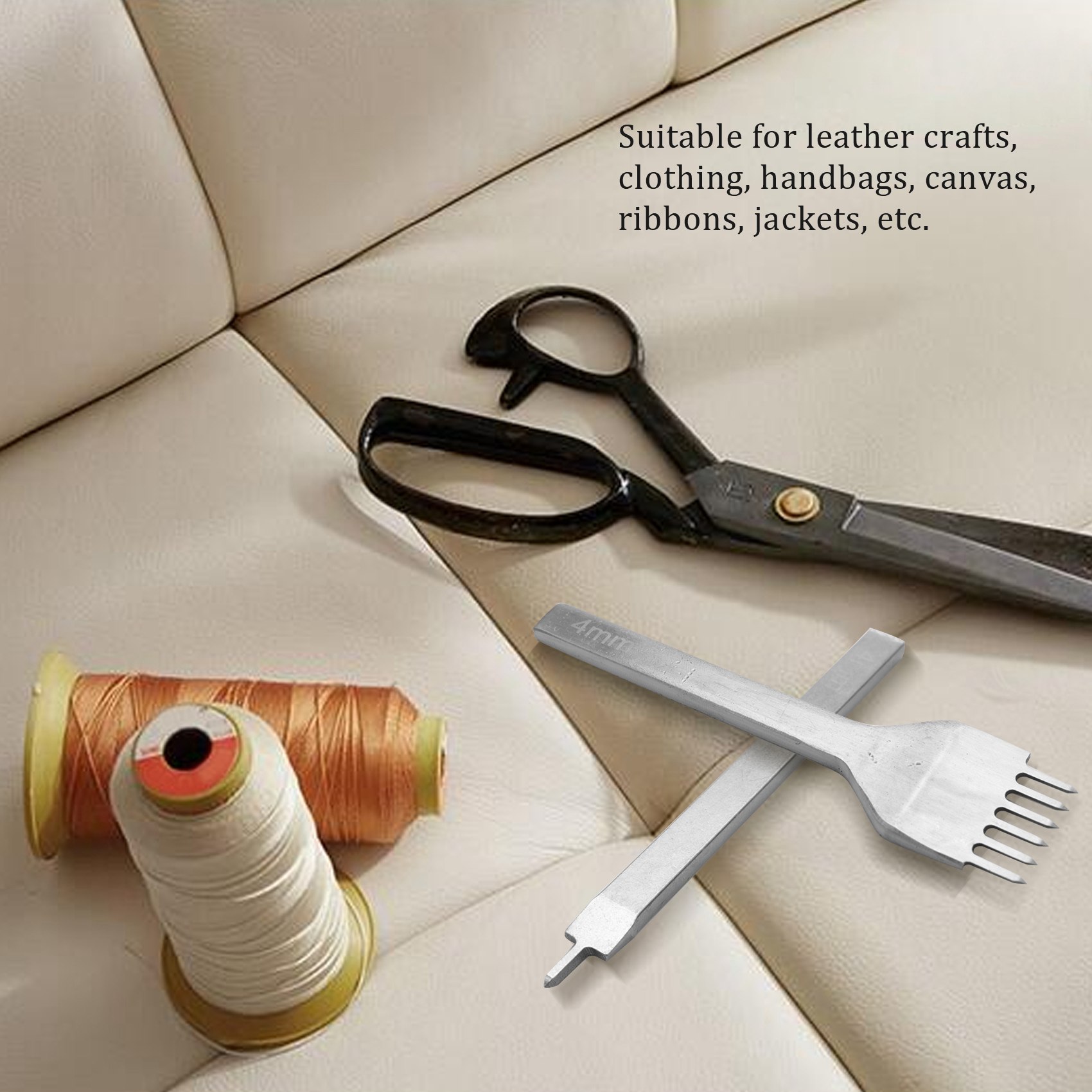 Groover Stitching Tool - Conjunto de cinzel de costura de