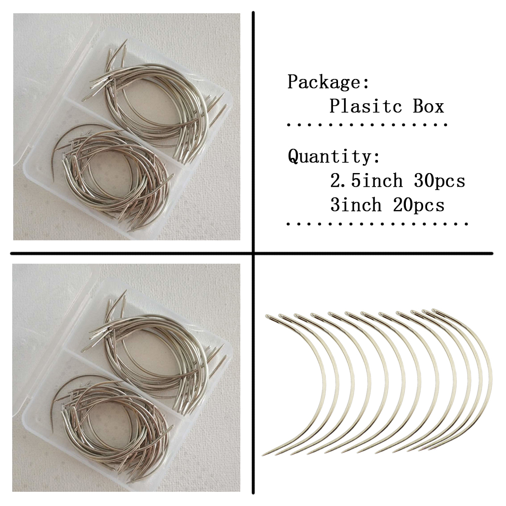 Agulhas de tecelagem curvadas  - Leatherwork Needles avaliação e preço