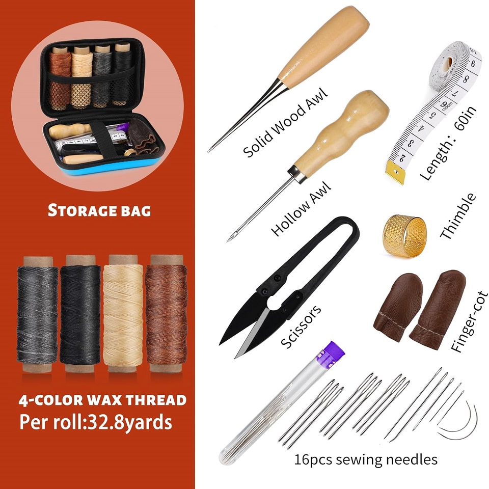 Buddur kit de ferramentas de c - Leatherwork Needles avaliação e preço
