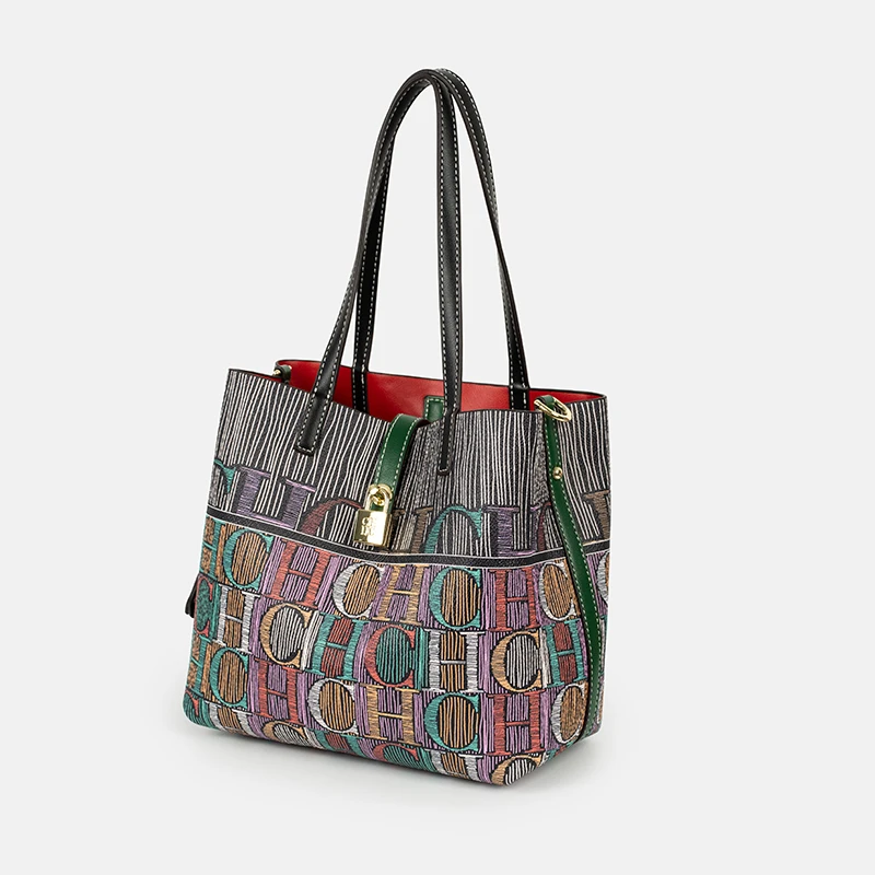 Bolsa Bucket CH Art Colorida E - Leather Work In Art avaliação e preço