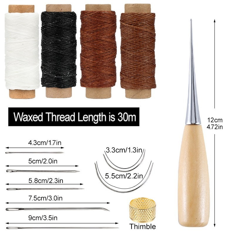 13 pçs conjunto de costura de  - Leatherwork Needles avaliação e preço
