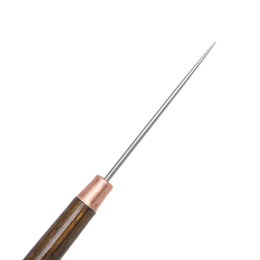 1pc costura awl alça de madeir - Leatherwork Needles avaliação e preço