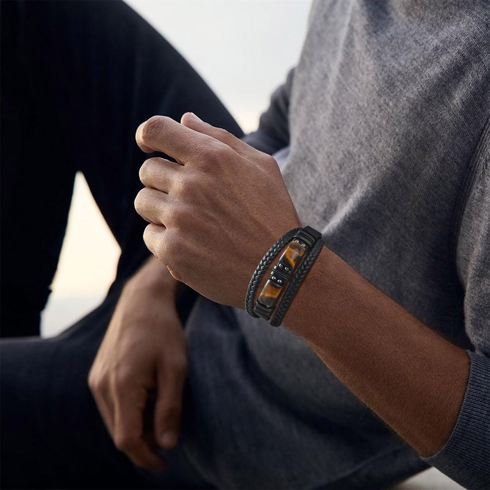 Pulseira de Couro Trançado Mas - Leatherwork Logo avaliação e preço
