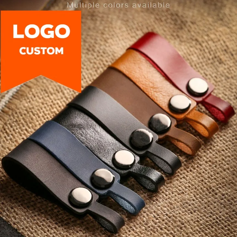 Chaveiro de couro genuíno com  - Leatherwork Keychain avaliação e preço