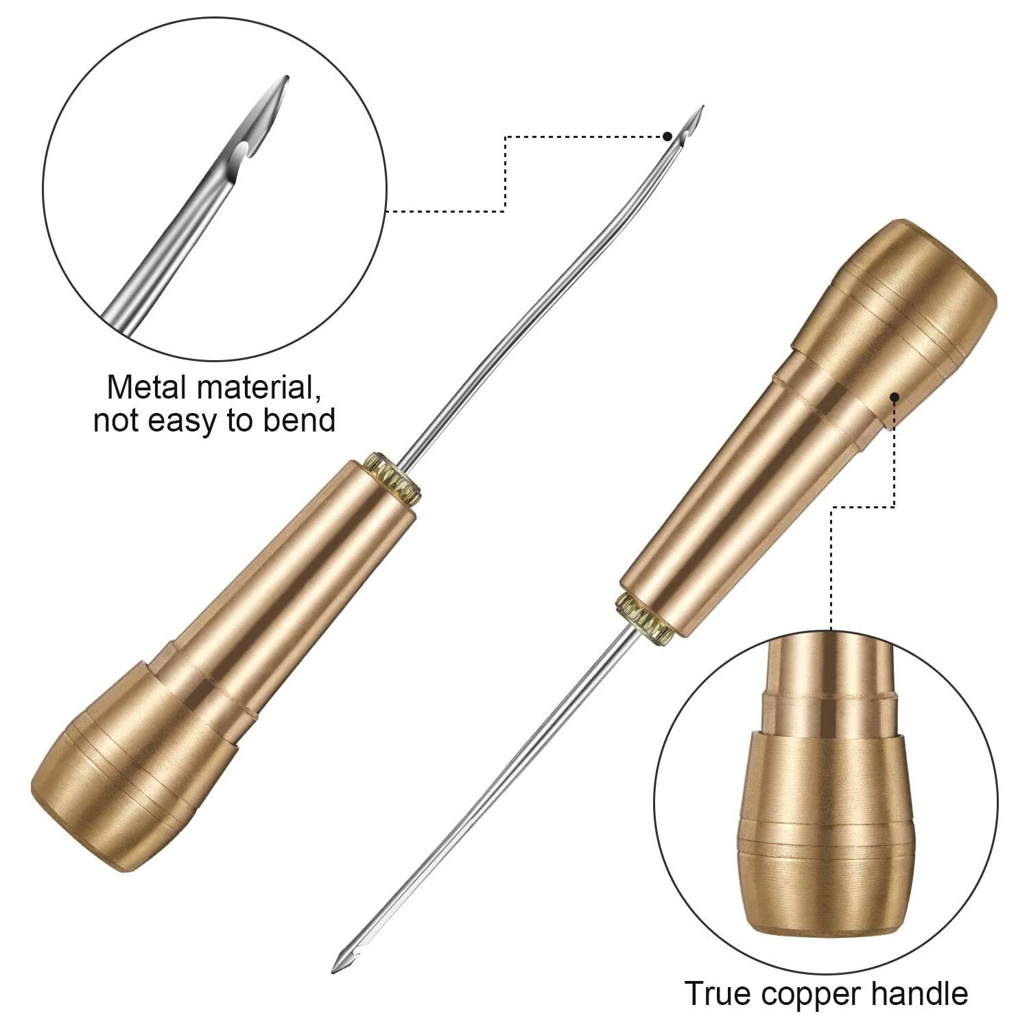 Kit de costura de couro diy, a - Leatherwork Needles avaliação e preço