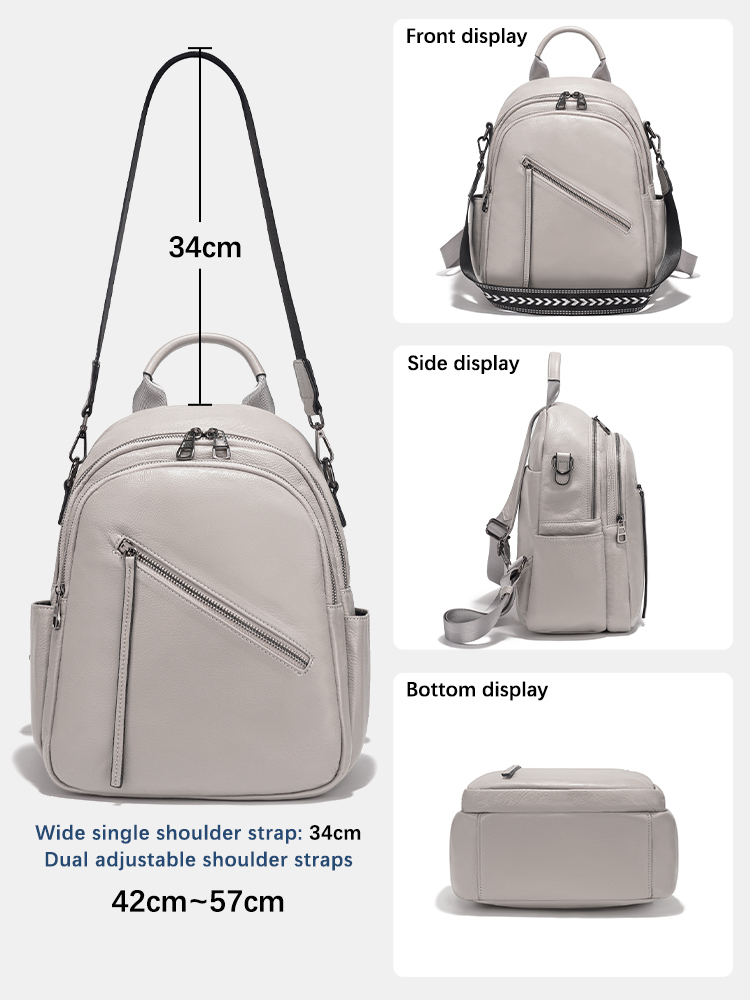 Mochila feminina de couro genu - Leather Work Womens Backpack avaliação e preço