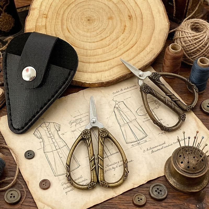 Tesoura Mini Vintage de Aço In - Leather Work In Art avaliação e preço
