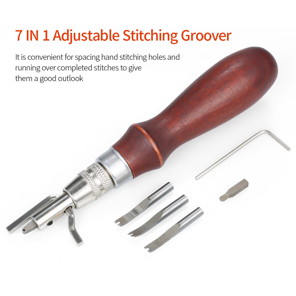 Ferramenta de Corte para Couro - Groover Stitching Tool avaliação e preço
