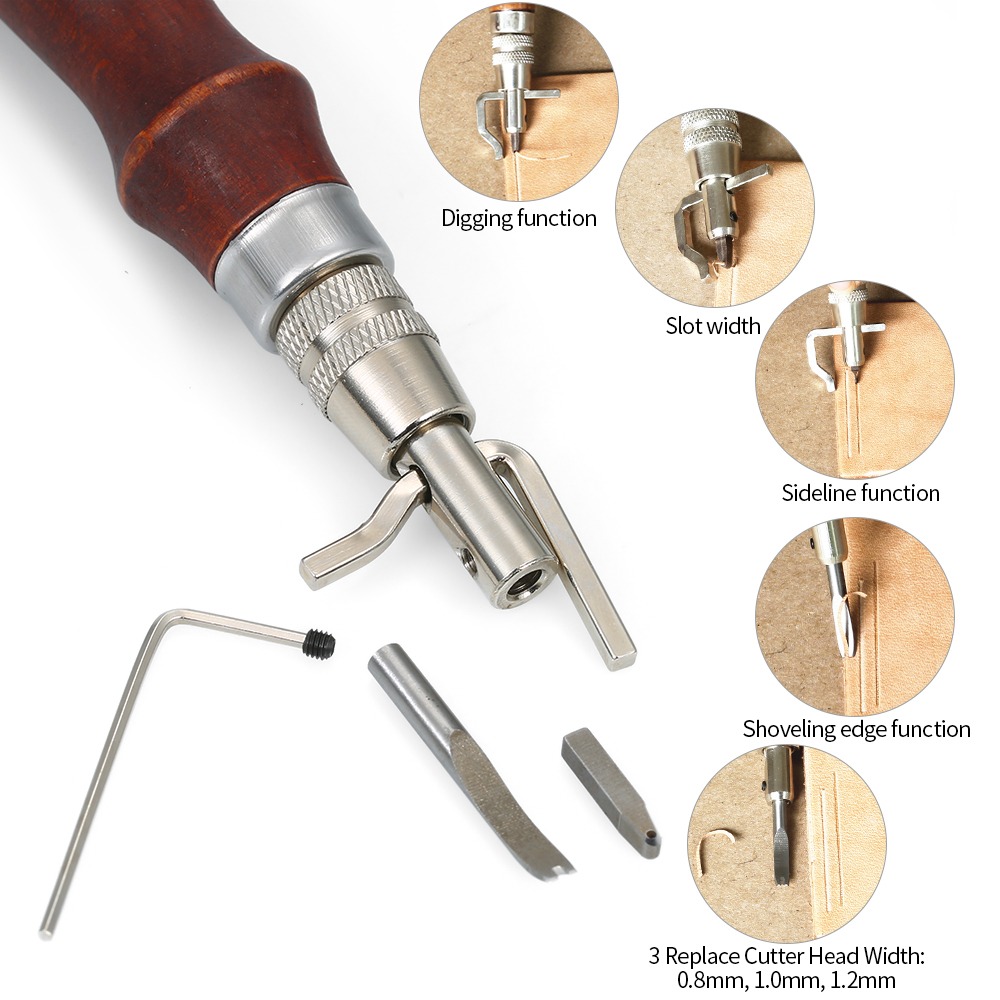 Ferramenta de Corte para Couro - Groover Stitching Tool avaliação e preço