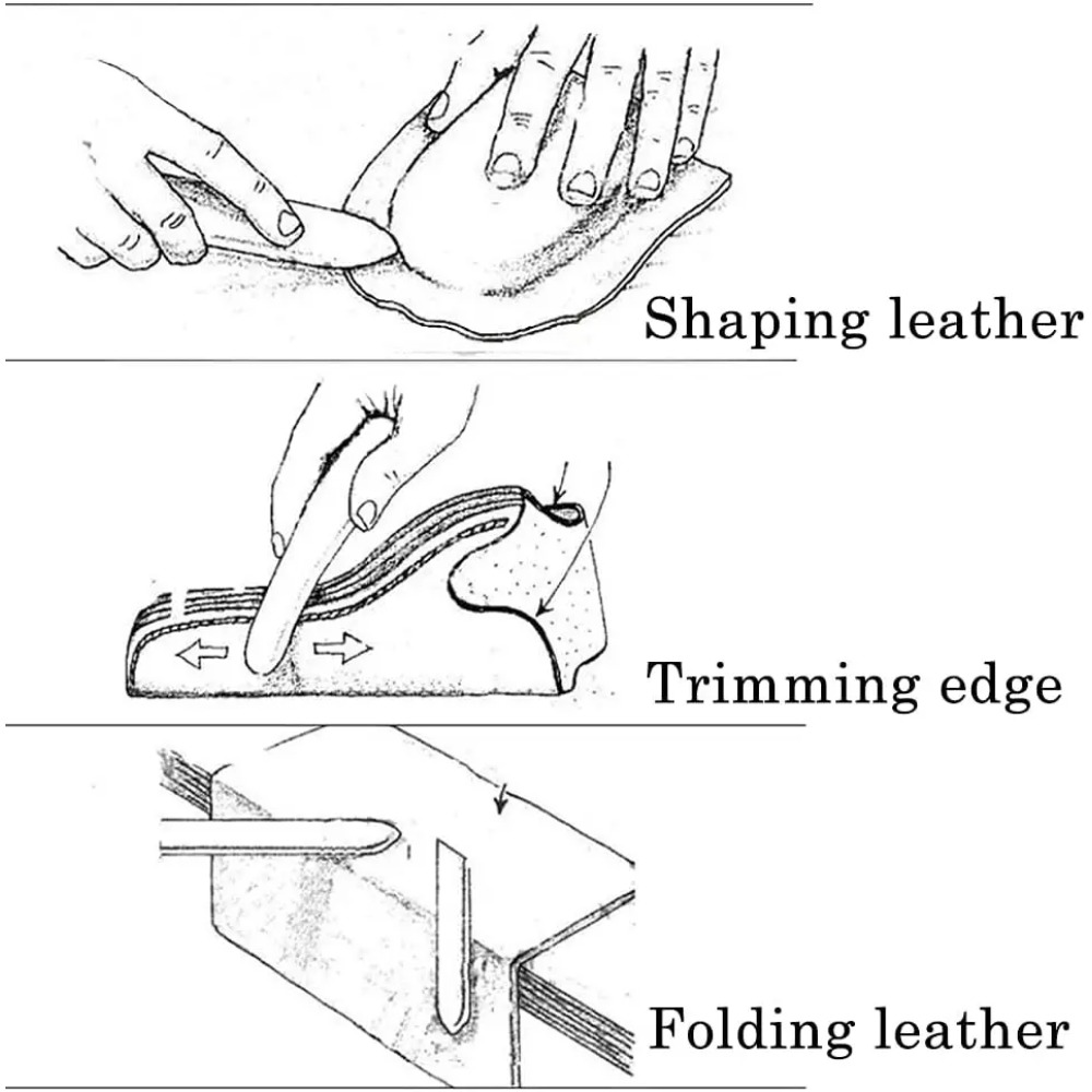 Bastão de Brunimento de Bordas - Leather Work In Art avaliação e preço