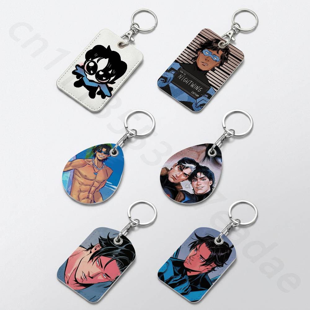 Chaveiro fofo D-Dick Grayson p - Leatherwork Keychain avaliação e preço